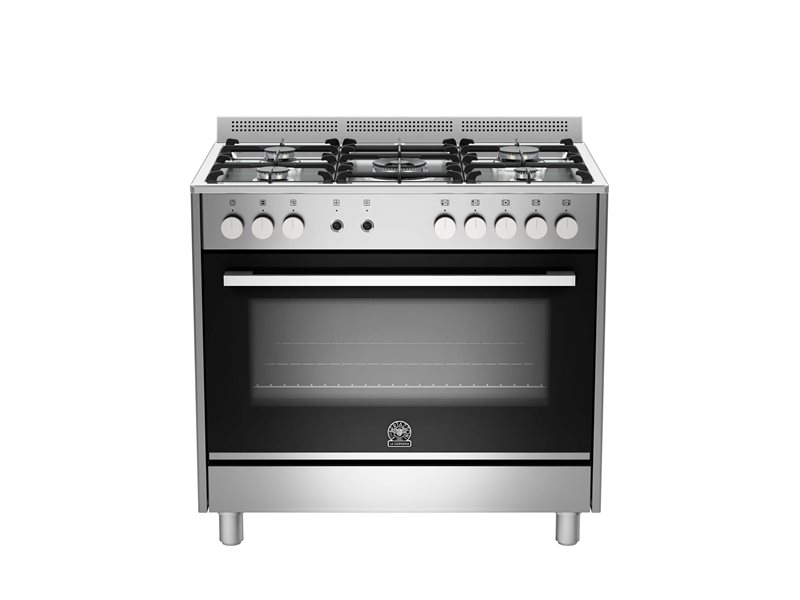 90 5-Burners Gas Oven Gas Grill DX | Bertazzoni La Germania - Stainless