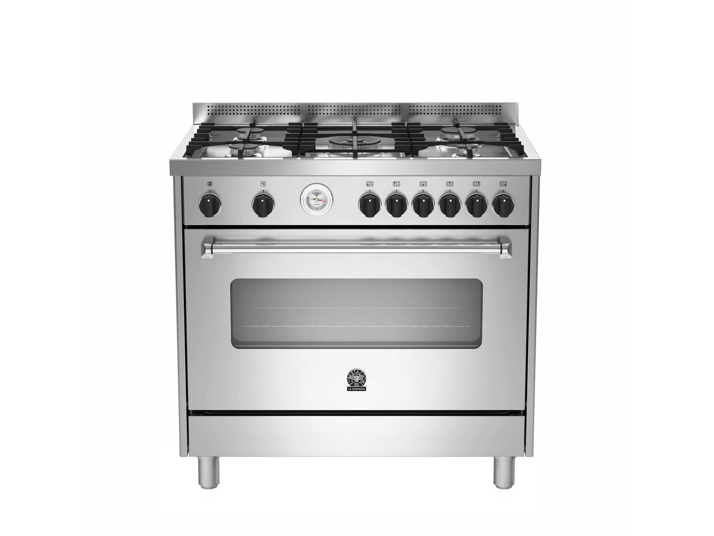 90 5-Burners Electric Oven Electric Grill BX | Bertazzoni La Germania - Stainless
